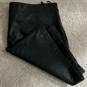 Plus Sized Leather Skirt